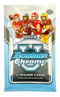 2025 Bowman University Chrome Football Pack