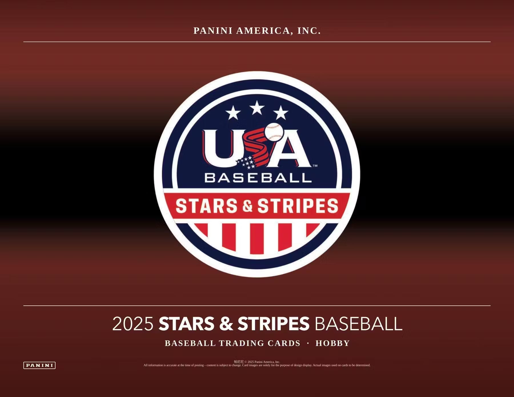 2025 Panini USA Stars & Stripes Baseball Hobby Box