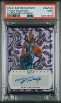 2024 Leaf Decadence Autographs Autograph-Purple Tracy Mcgrady 9 PSA #BATMG