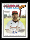 2026 Topps Heritage Real One Autographs Steven Kwan Auto #SK