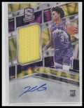 2023-24 Panini Spectra Rookie Jersey Auto Supernova Keyonte George #/75 #201