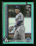 2025 Topps Update Aqua Holo Foil Hyeseong Kim #US312