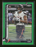 2025 Topps Chrome Rookie Auto Green Refractor Jayden Higgins #/99 #RA-JHI