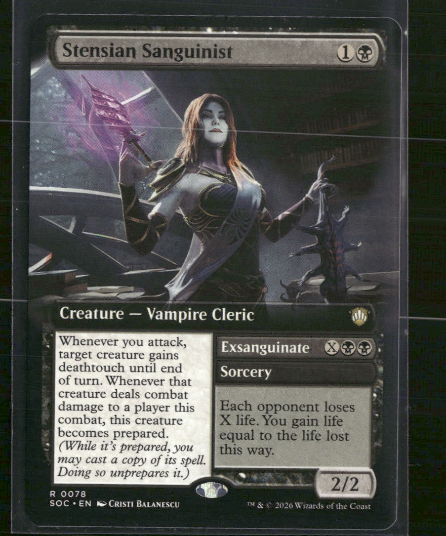 Commander: Secrets of Strixhaven Stensian Sanguinist (Extended Art) #78