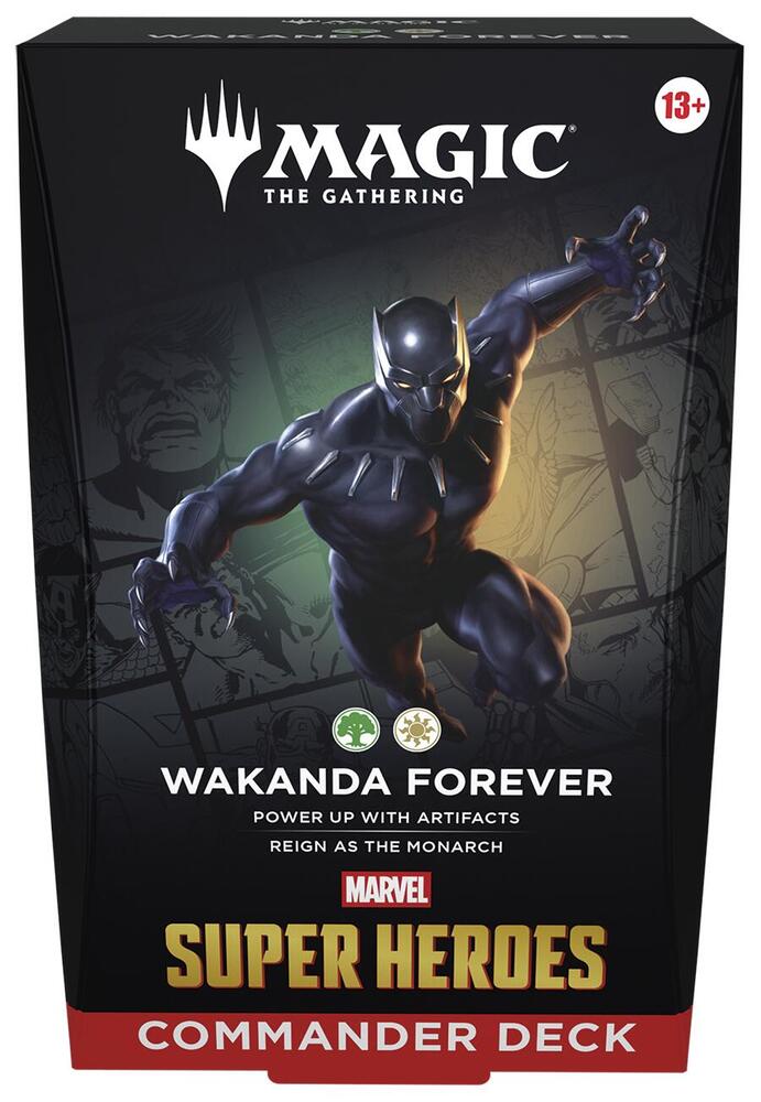 [PRE-ORDER] Magic: The Gathering Marvel Super Heroes Commander Deck - Wakanda Forever - Ships Jun 19