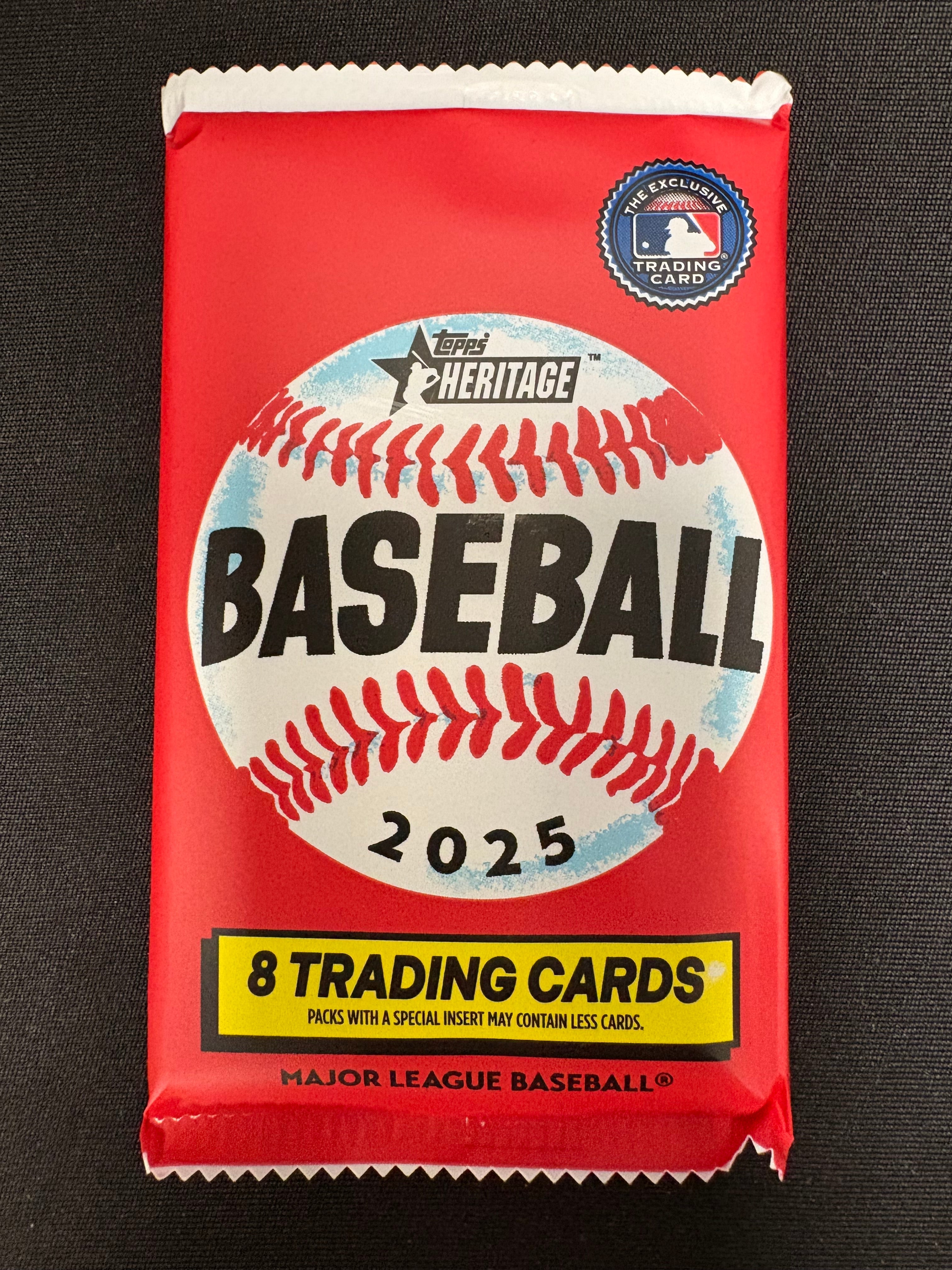 2025 Topps Heritage Baseball SINGLE PACK