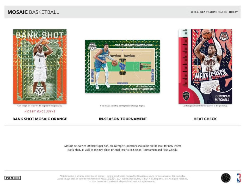 2023/24 Panini Mosaic Basketball Hobby Box