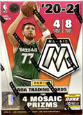 2020/21 Panini Mosaic Basketball 8-Pack Blaster Box (Orange Fluorescent Prizms!)