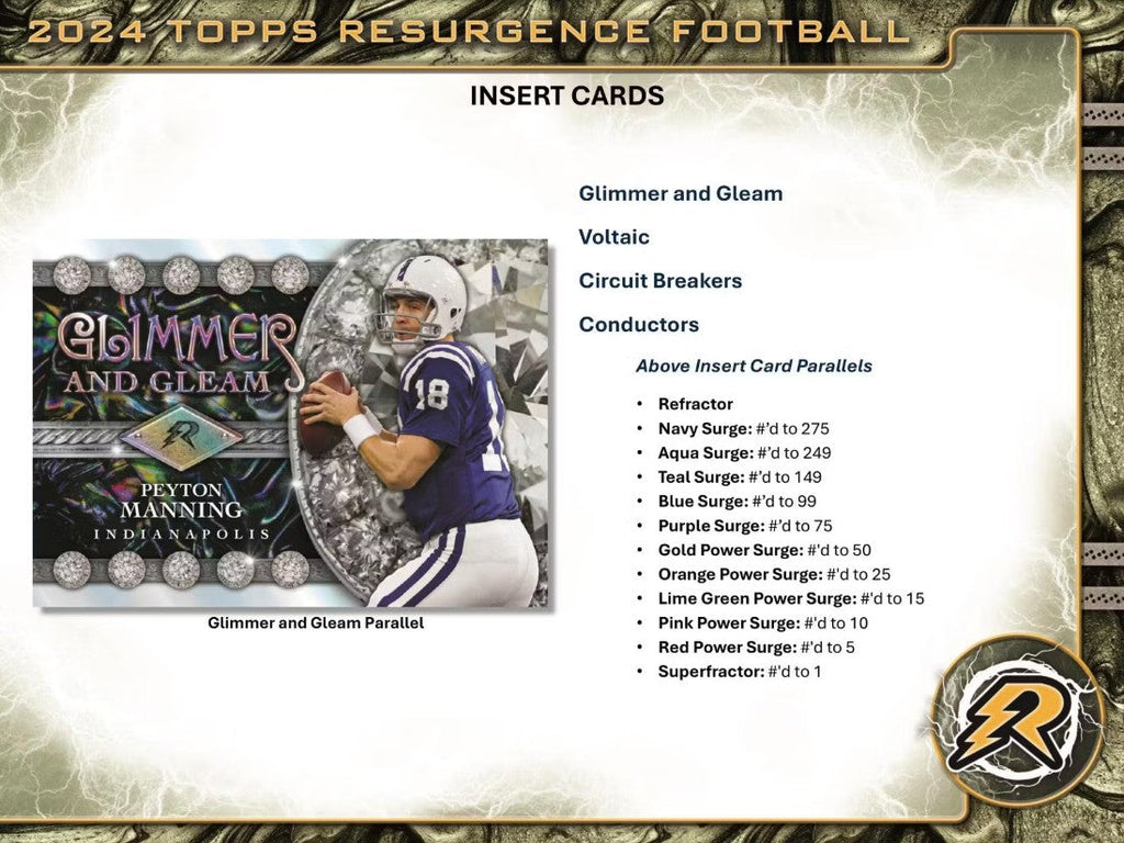 2024 Topps Resurgence Football 8-Pack Blaster Box