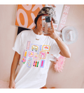 Back to school collage tee or sweatshirt