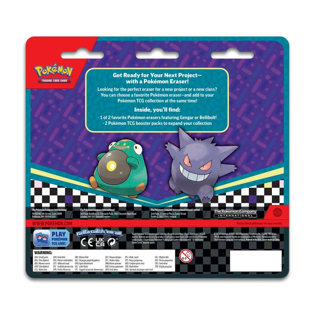 2 Booster Packs & Gengar Eraser