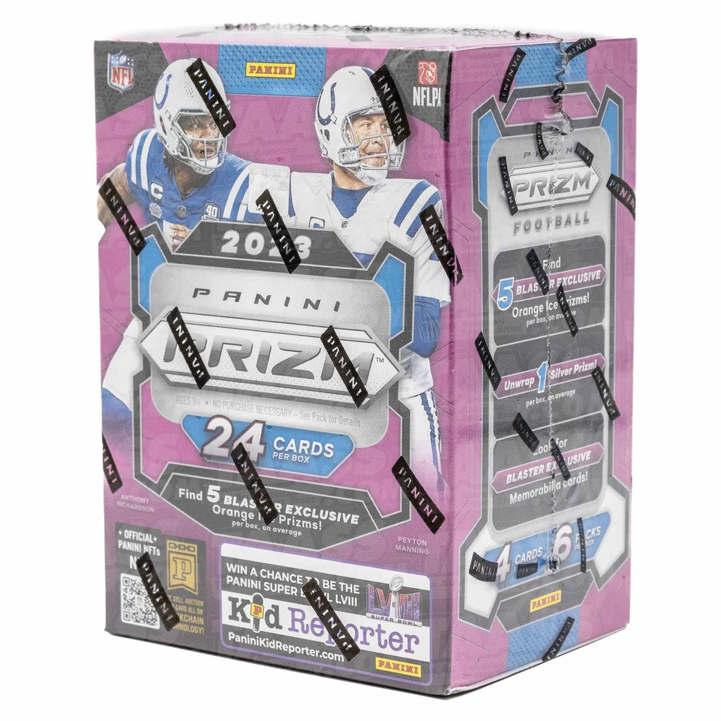 2023 Panini Prizm Football 6-Pack Hobby Blaster Box (Orange Ice Prizms!)